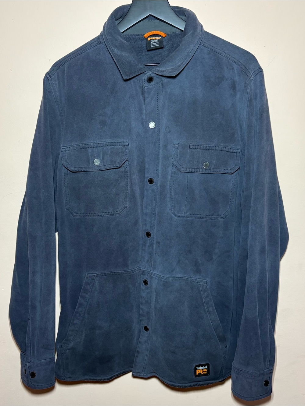 Timberland PRO Blue Fleece Workwear Shacket Men XL